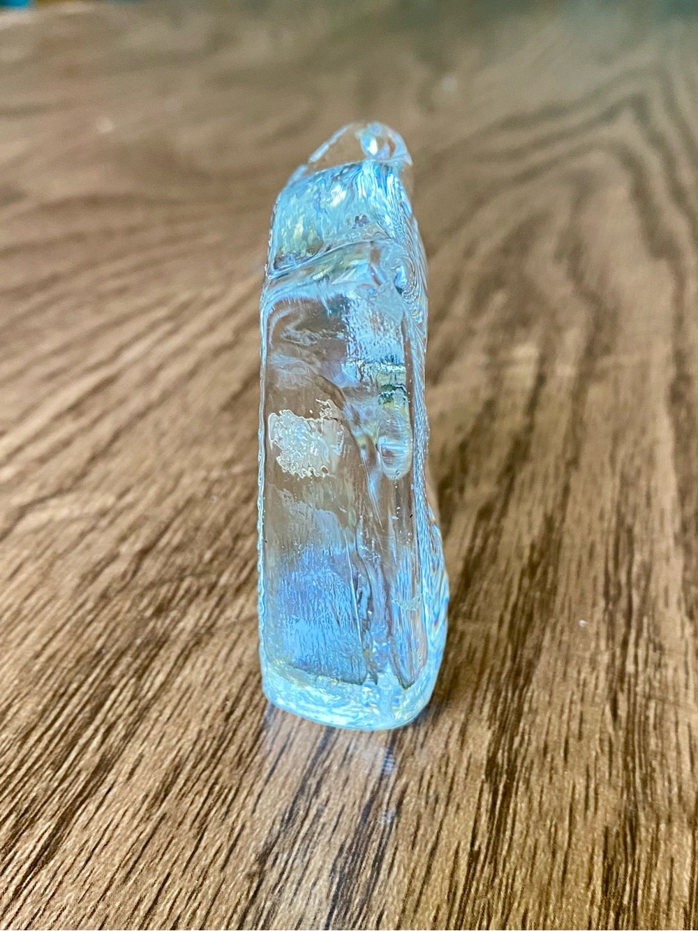 Vintage Swedish Glass Owl Paperweight Figurine - Picture 6 of 12